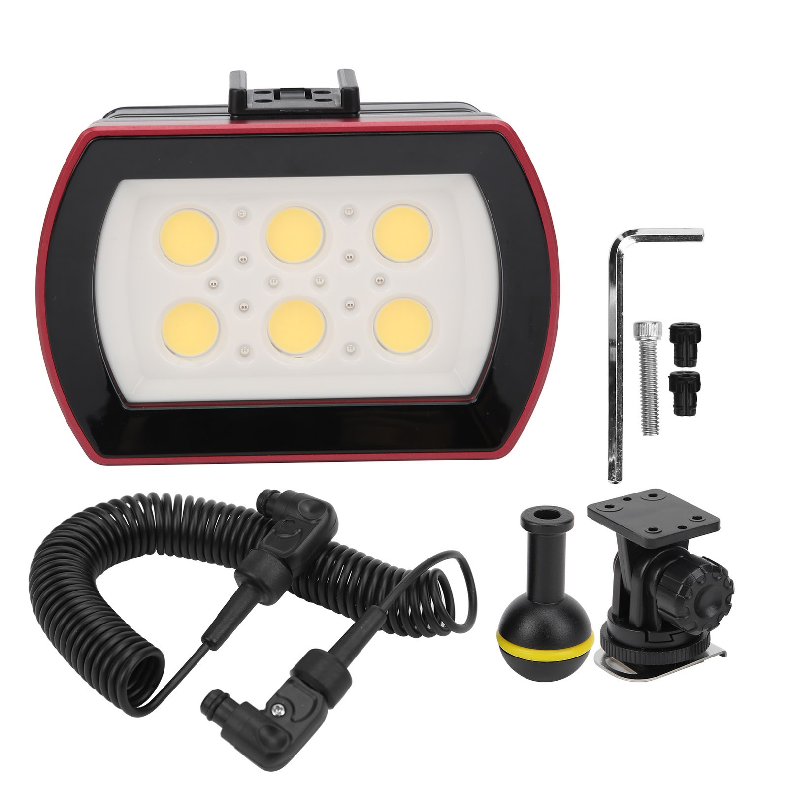40M Waterproof Fill Light Diving 7000‑7500K Video Underwater Photography Light
