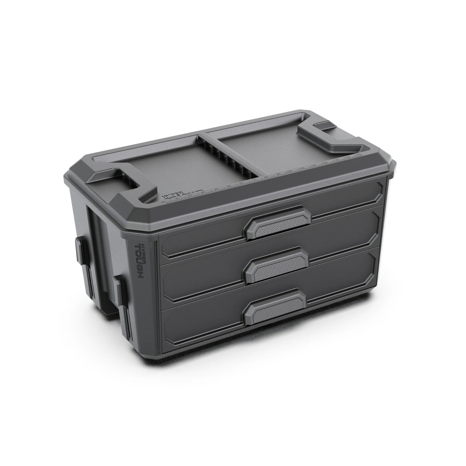 HOT 2026 Hyper Tough Hyper Stack 3 Drawer Tool Storage Box