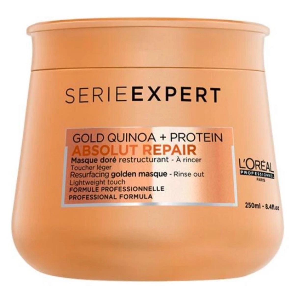 L'OREAL Serie Expert Absolut Repair Gold Quinoa + Protein Masque - 8.4 oz - NEW
