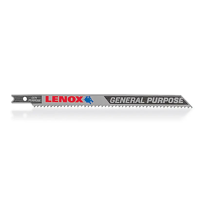 U-Shank General Purpose Jig Saw Blade, 4" x 3/8" 6 TPI, 3 Pack