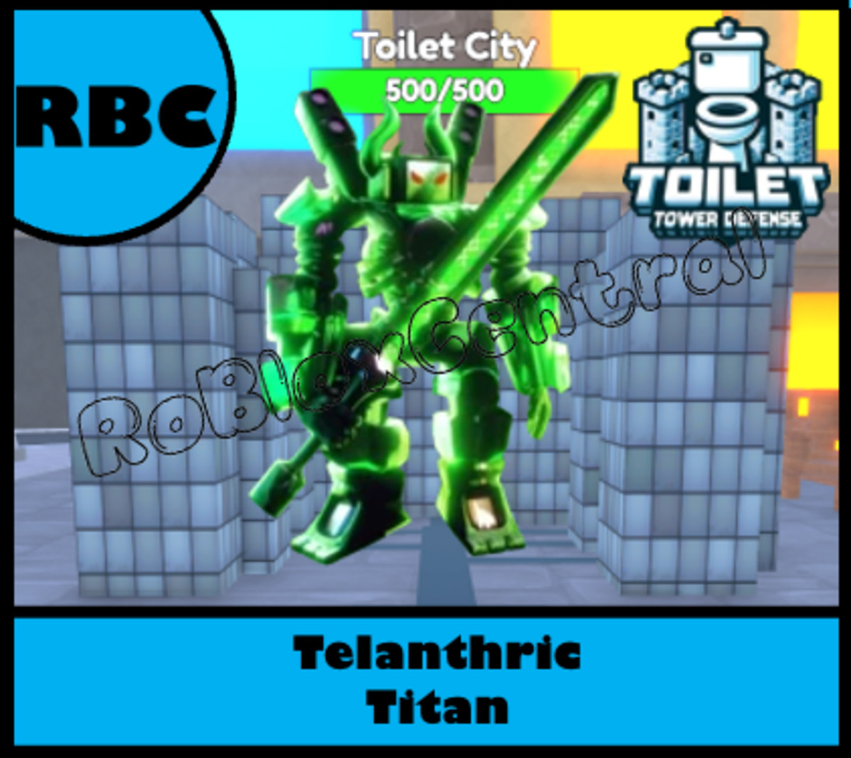 TELANTHRIC TITAN - CHEAP TOILET TOWER DEFENSE - TTD UNIT