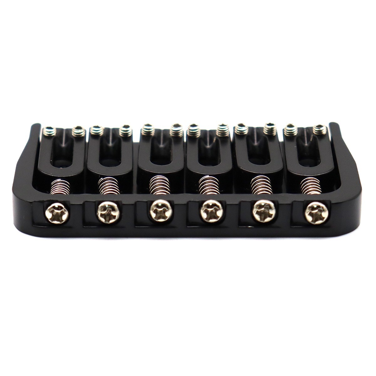 6 Strings Electric Guitar Bridge String Through Body Fixed Bridge Black ﻿Set