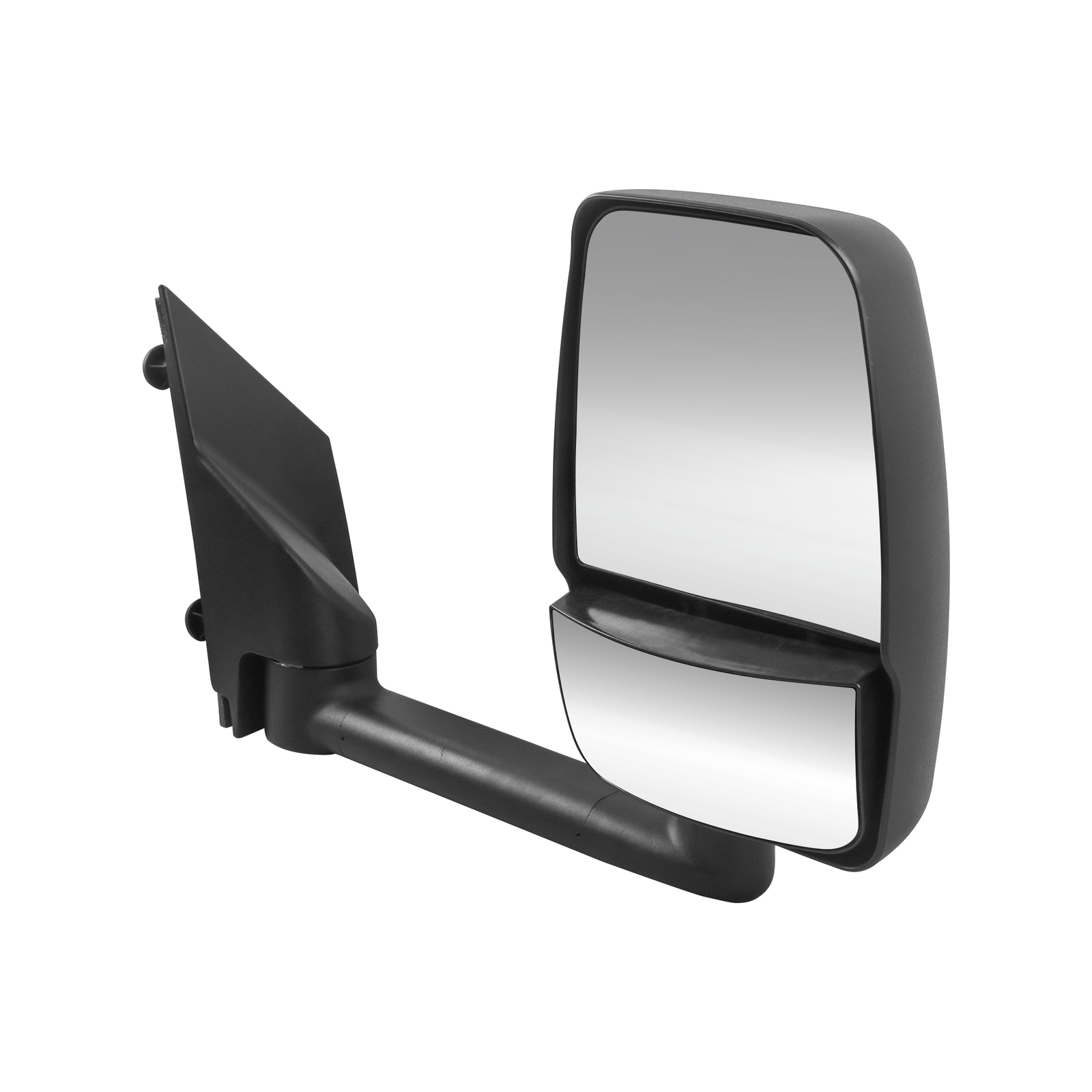 Pair Black Manual Folding Tow Mirrors For 2003-2017 Chevy Express Savana Van