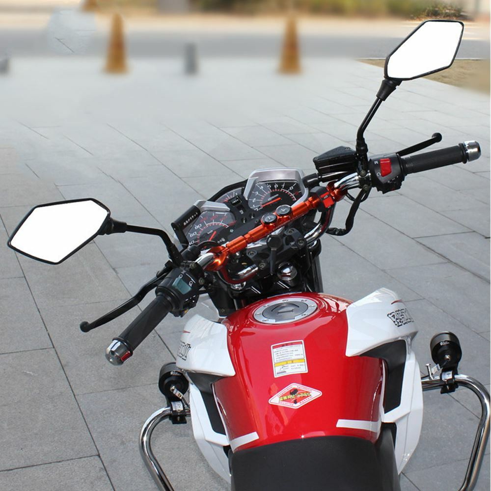 Side Rear View Mirrors Fit For Kawasaki Ninja 650R 2009-2016 2015 2014 13 Black