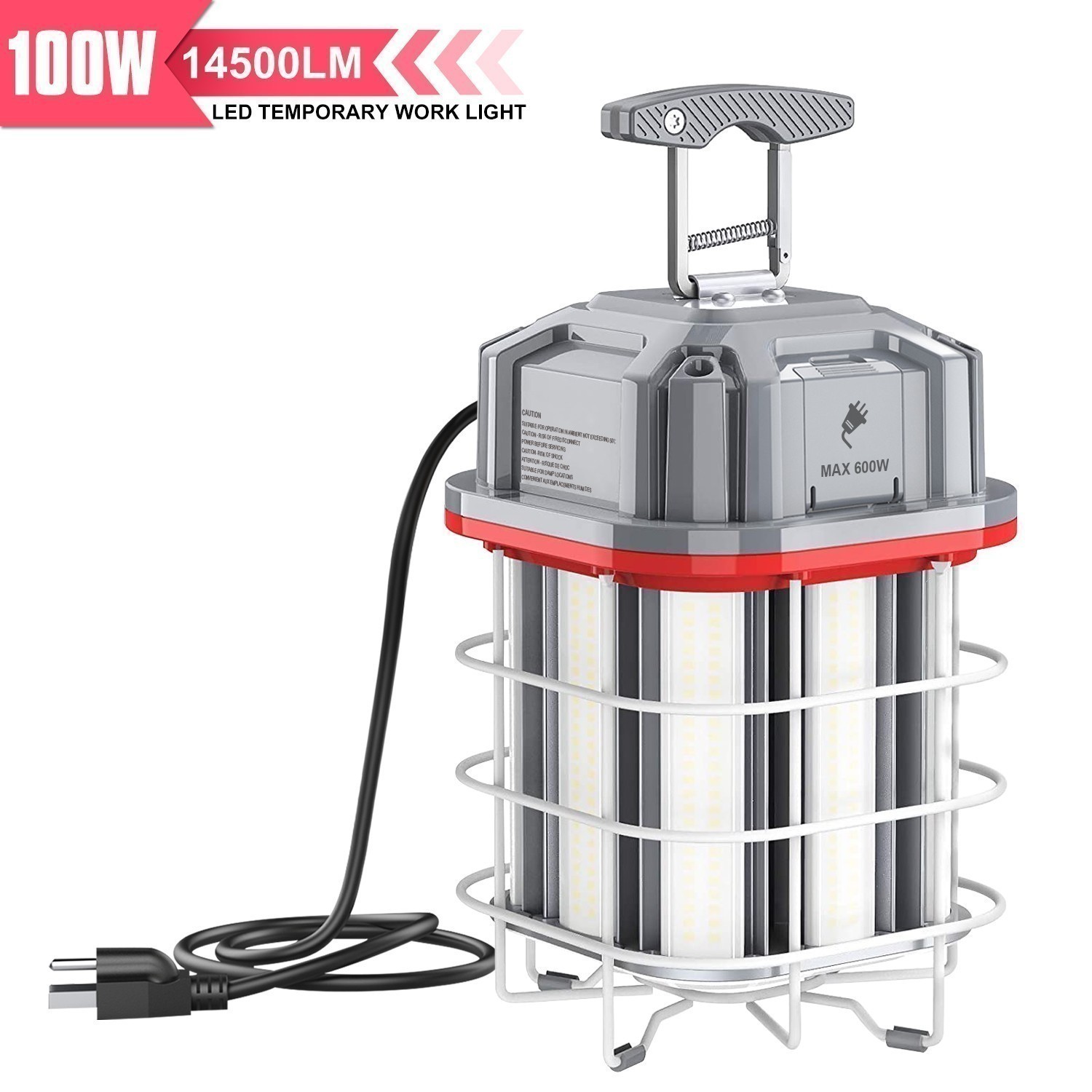 100W Linkable LED Temporary Work Light Commercial Industrial Construction Lights