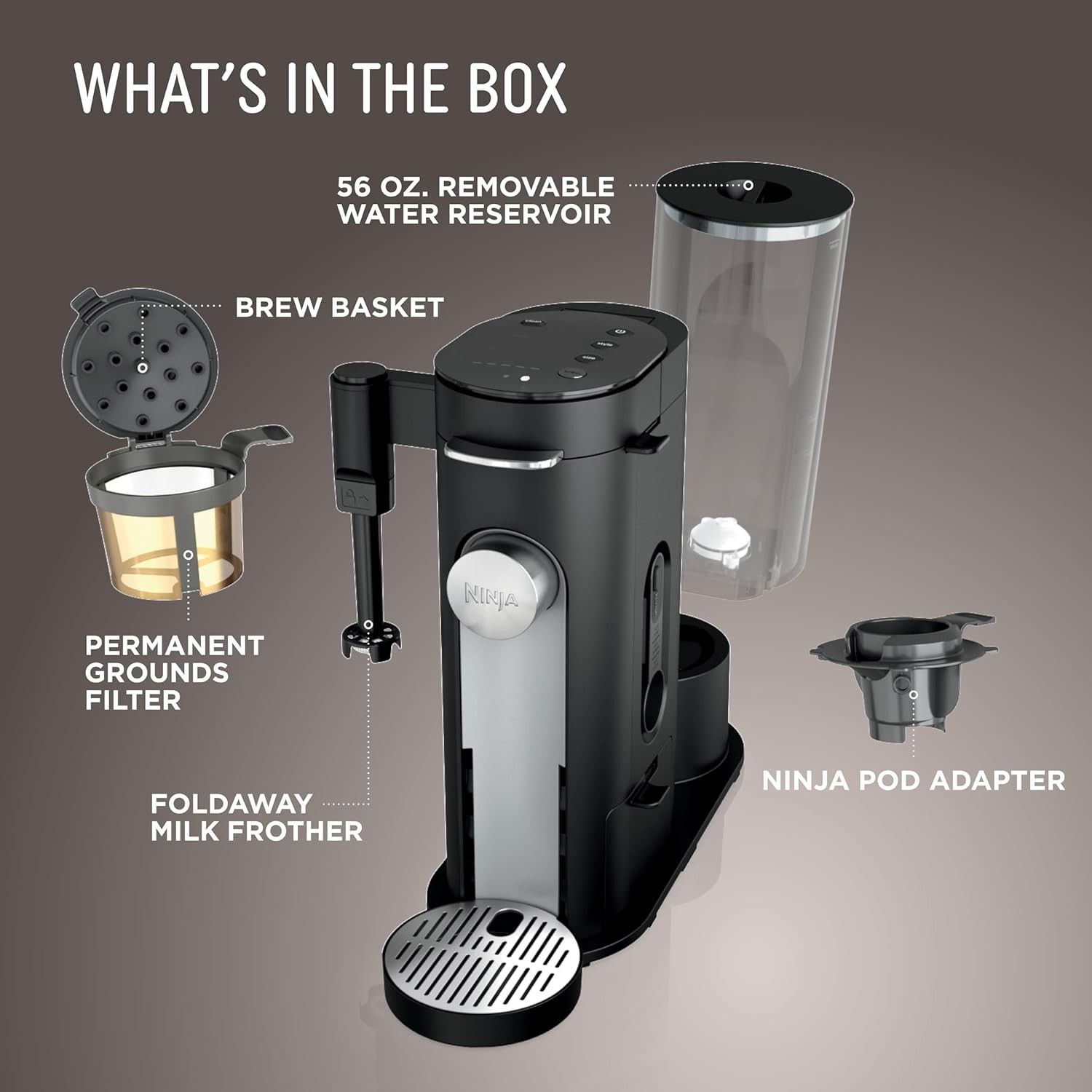 Pods & Grounds Specialty Single-Serve Coffee Maker