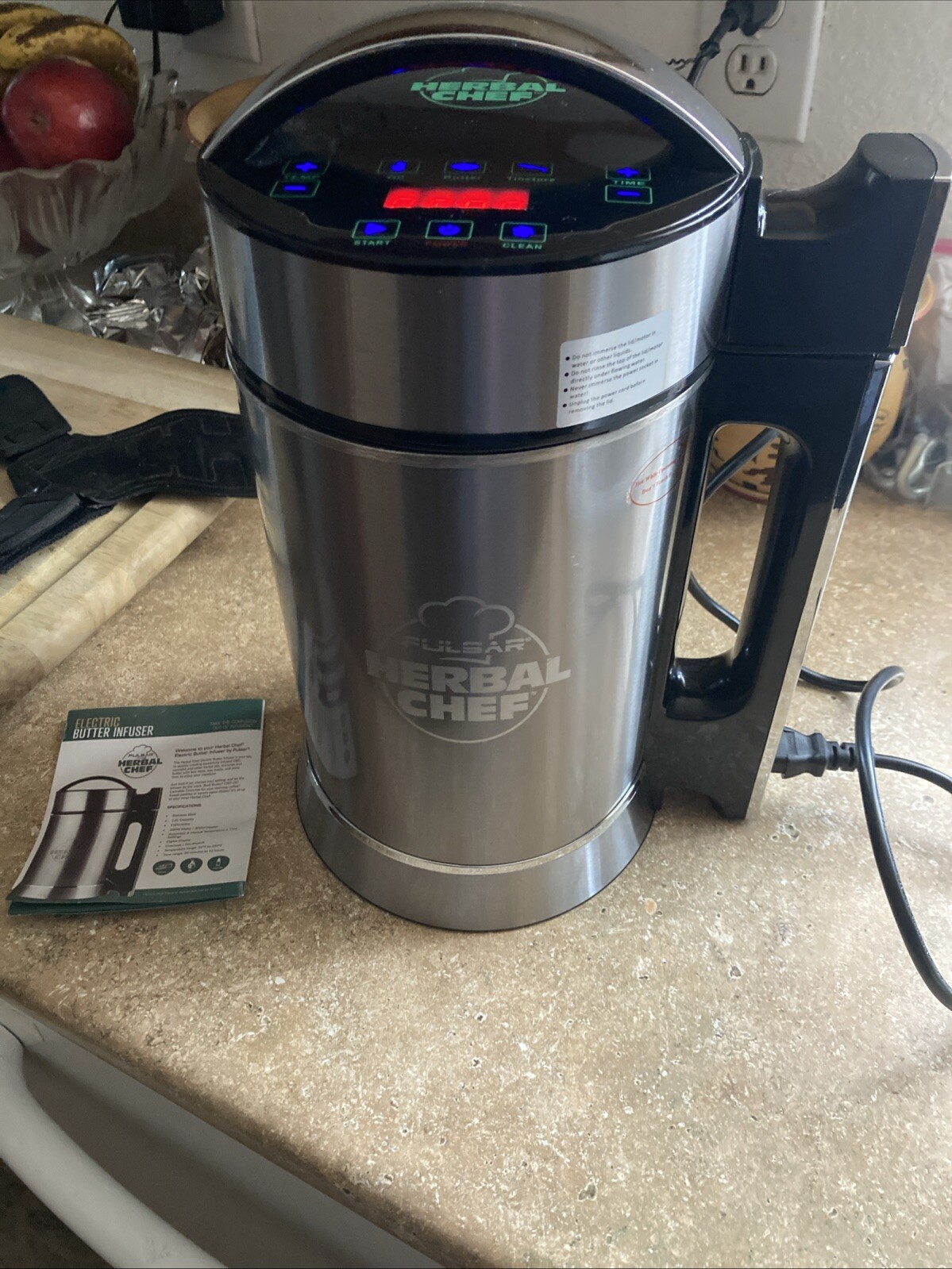 Electronic 🍃🍃Butter Infuser by Pulsar Herbal Chef FITS 5 CUPS