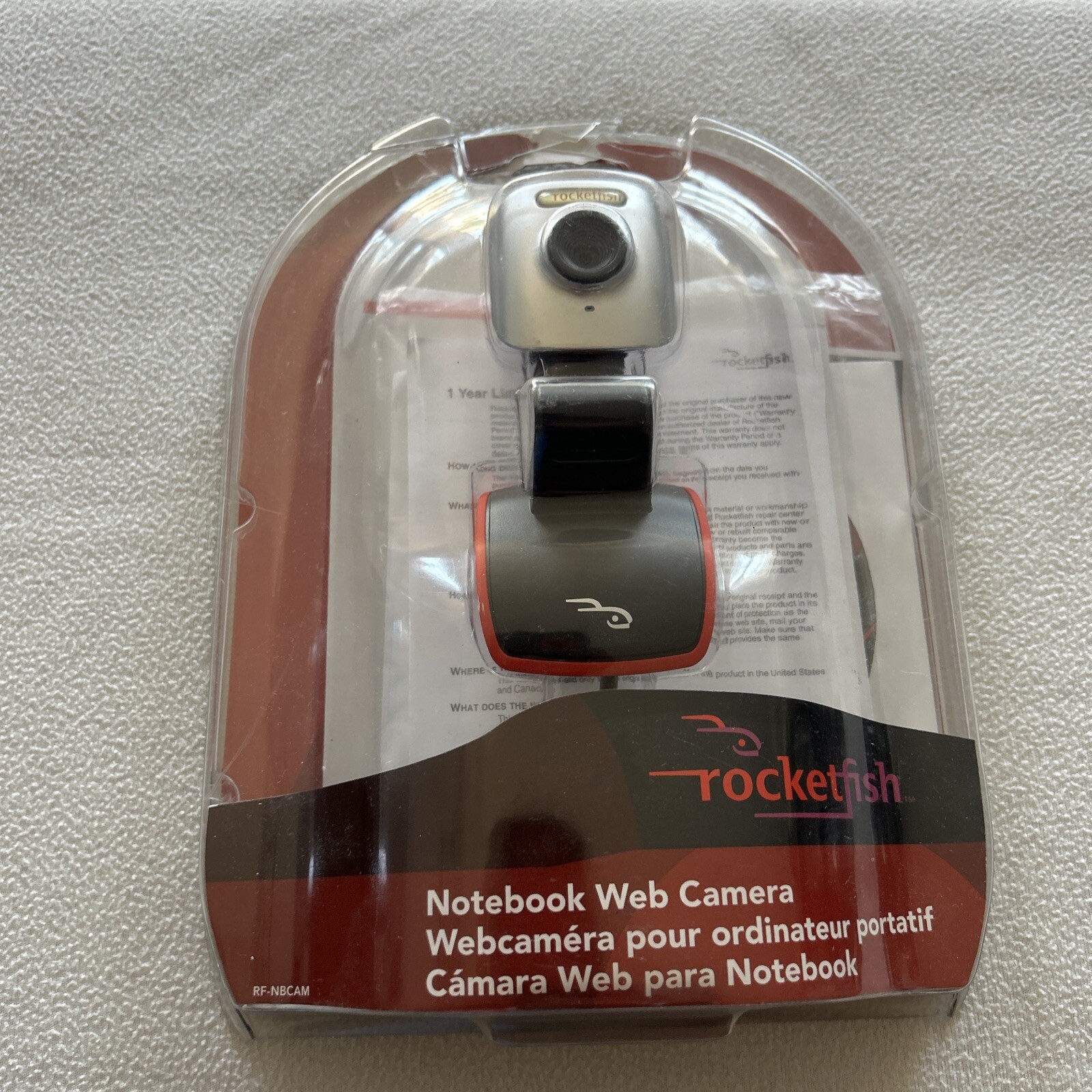 Rocketfish Notebook or Desktop Web Camera RF-NBCAM