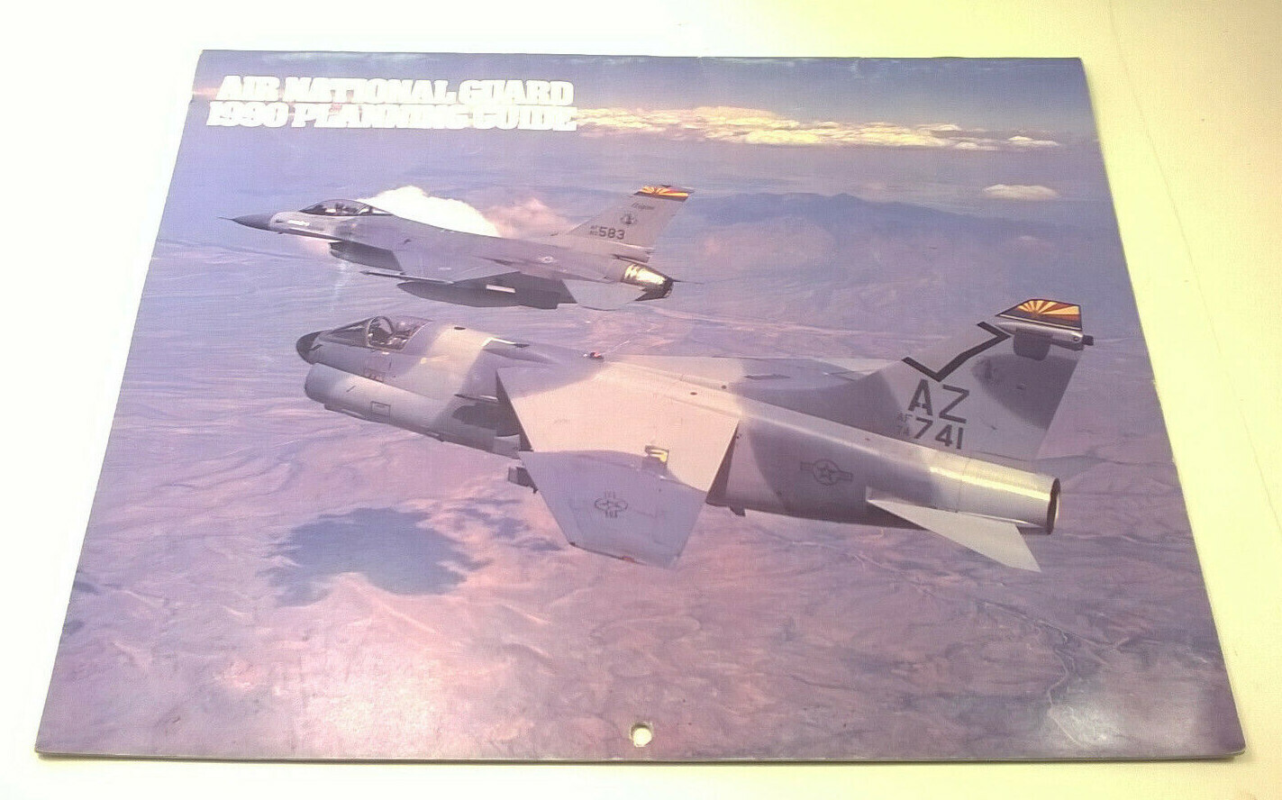 Air National Guard 1990 Planning Guide Calander Airplane Jet Photographs USAF