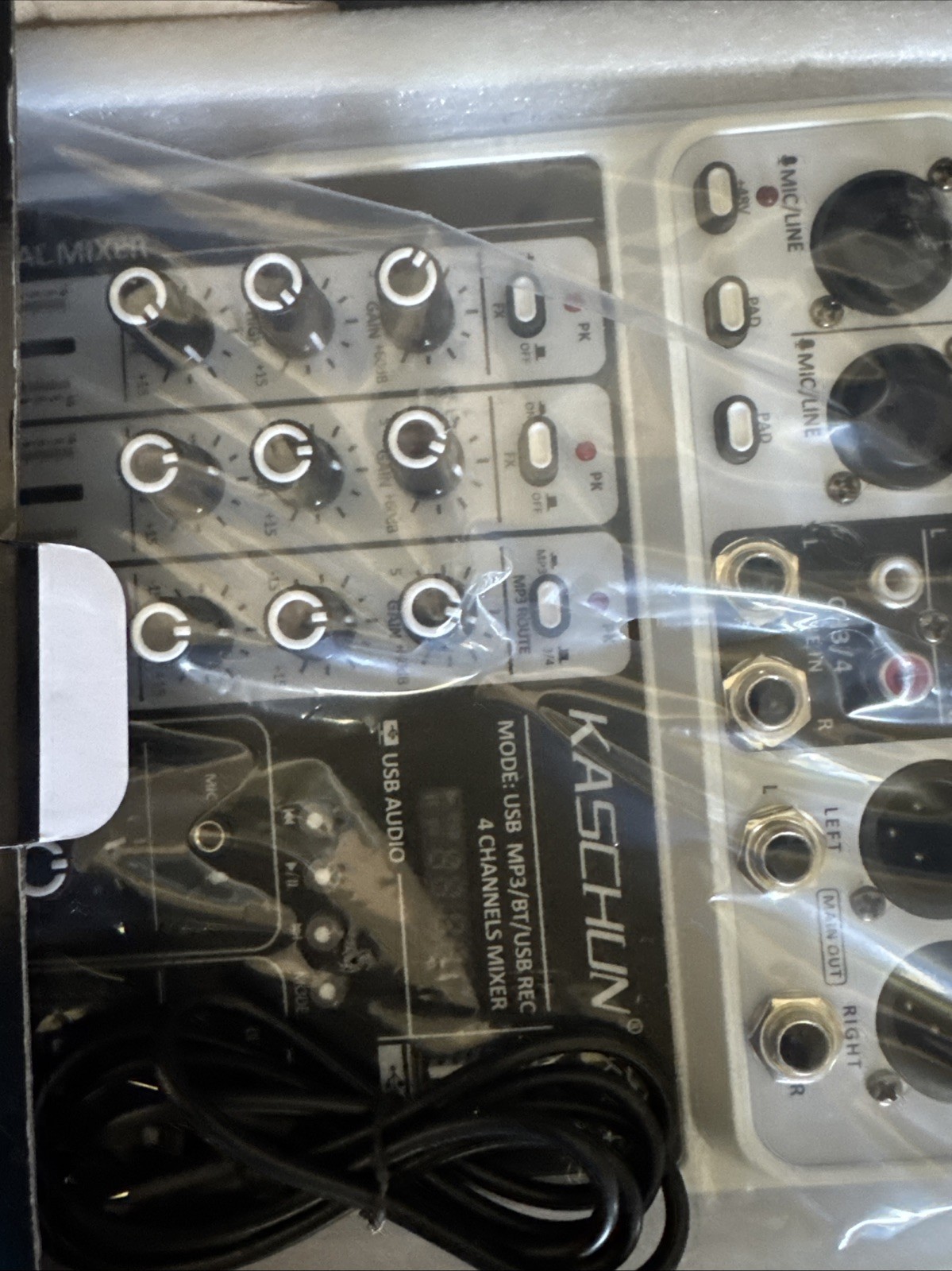 Professional Mixing Console. DJ Mixing Console. Multi Channel Unit