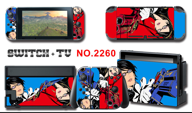 Vinyl Decal Skin Sticker Protector for Nintendo Switch BAYONETTA #2260