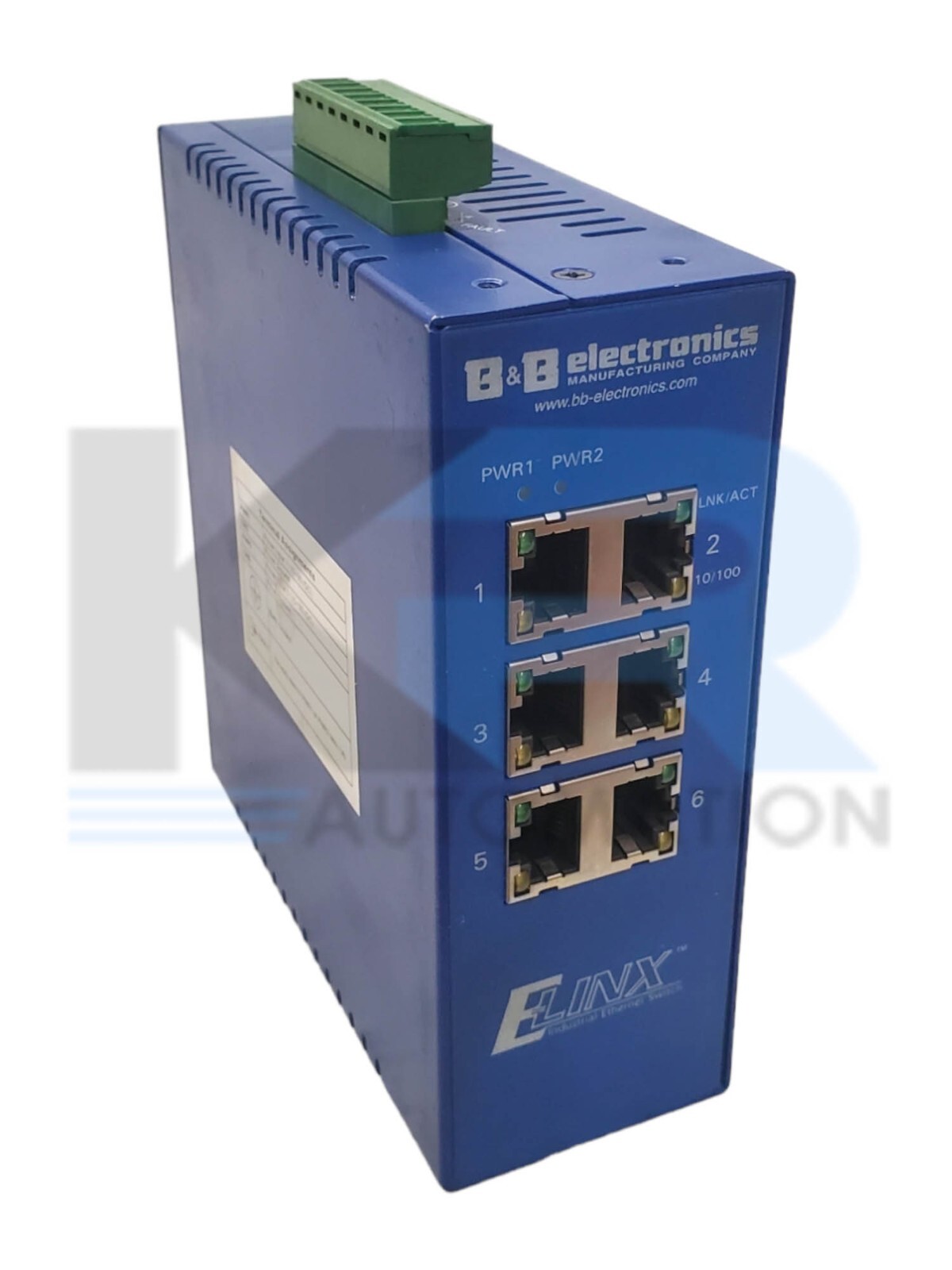 B&B Electronics EIR306 Ethernet Switch 6 Copper Ports 10/100 Base