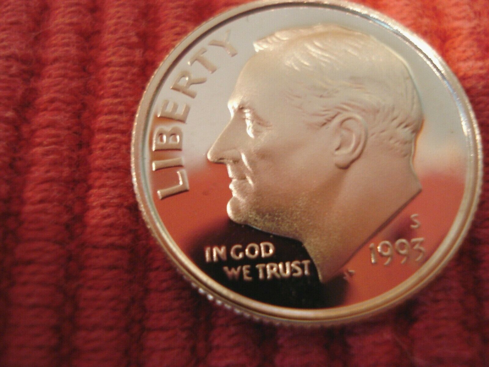 1993 S Roosevelt Gem Clad Proof Dime
