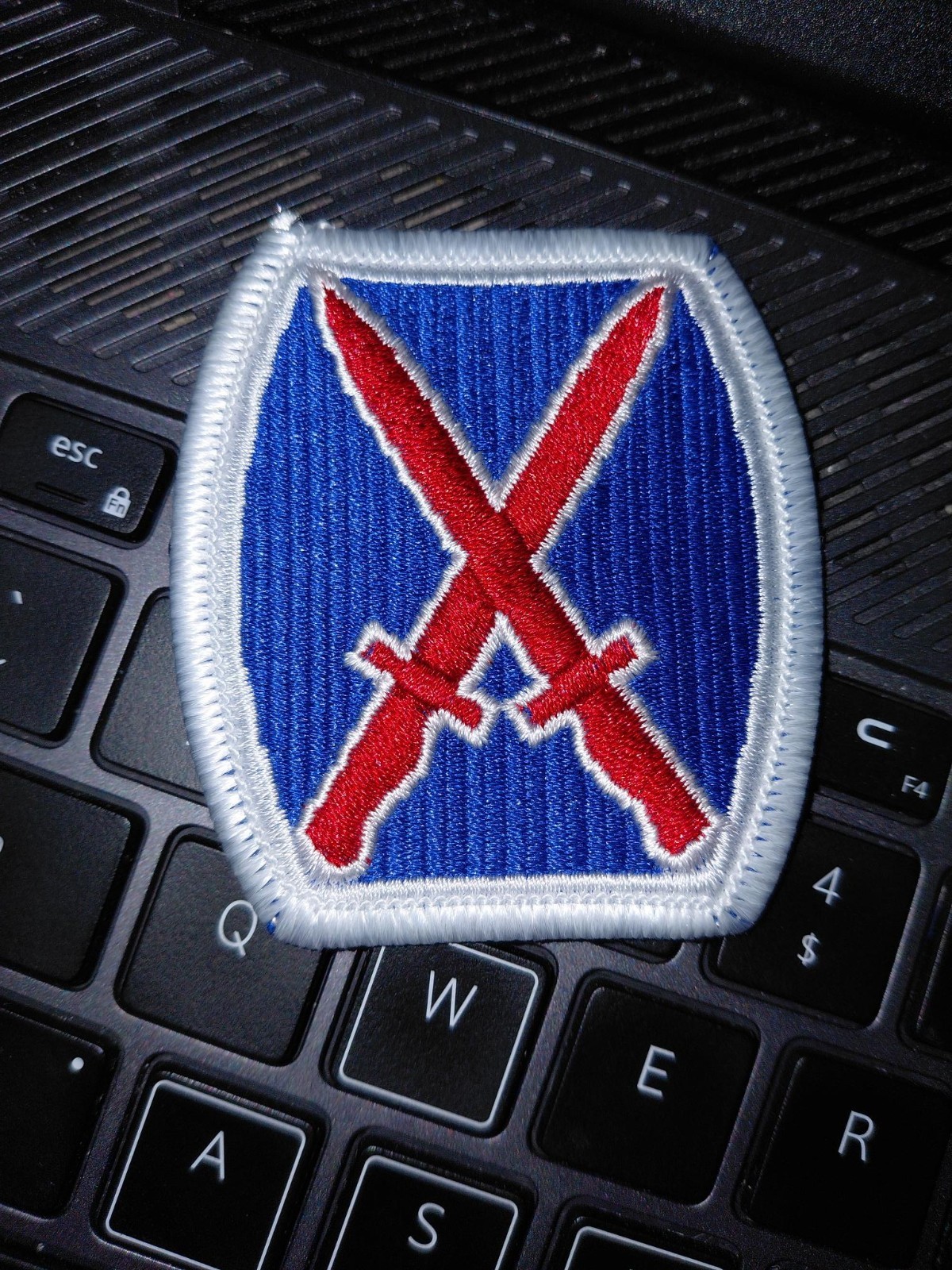 10th Mountain Division Patch - Full Color Dress New