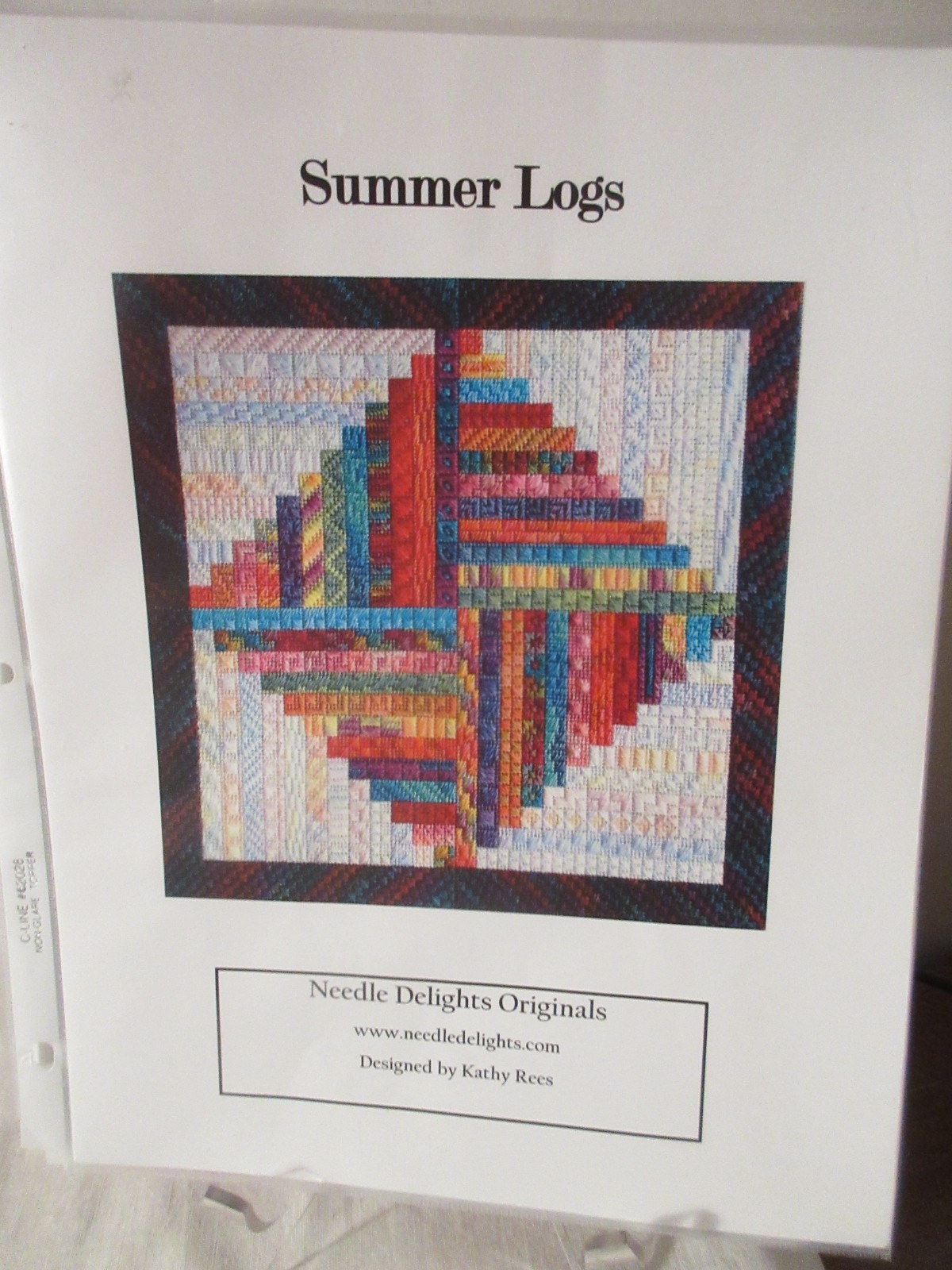 Needle Delights SUMMER LOGS Needlepoint/Ctd Thread Pattern