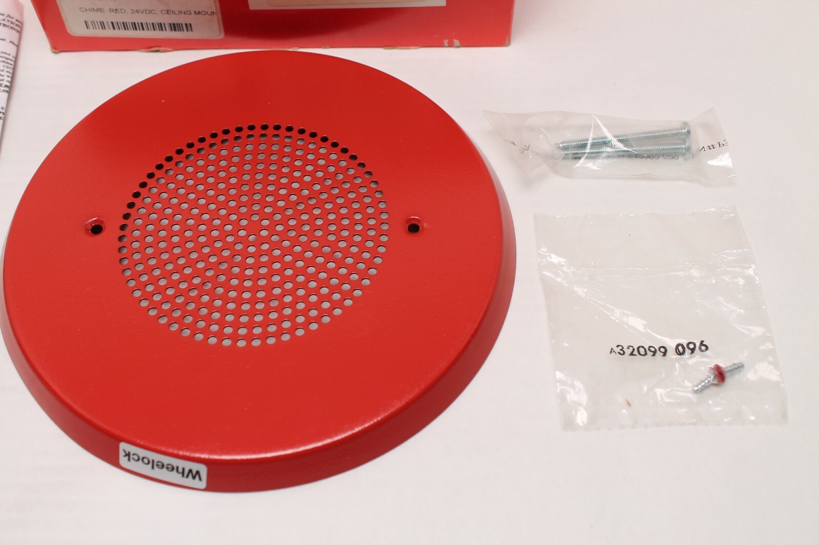 COOPER WHEELOCK CH90-24-R CHIME 24VDC CEILING RED