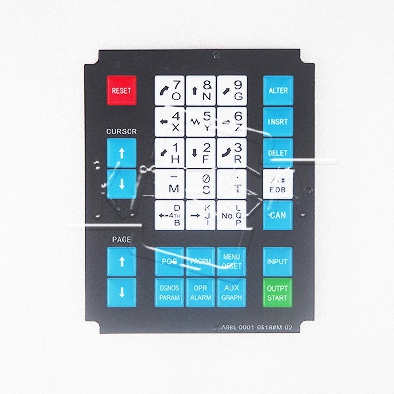 for Fanuc A98L-0001-0518#M02 Membrane Keysheet Keypad A98L-0001-0518#M