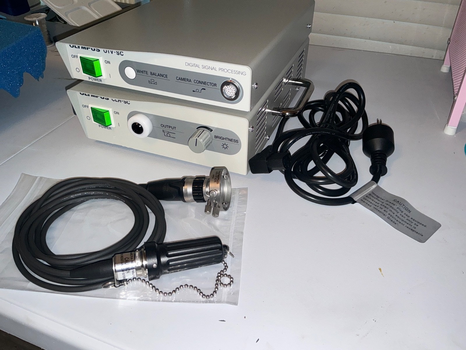 Olympus OTV-SC System w/ MAJ-554 Camera Head & AR-T10E Coupler & CLH-SC Console