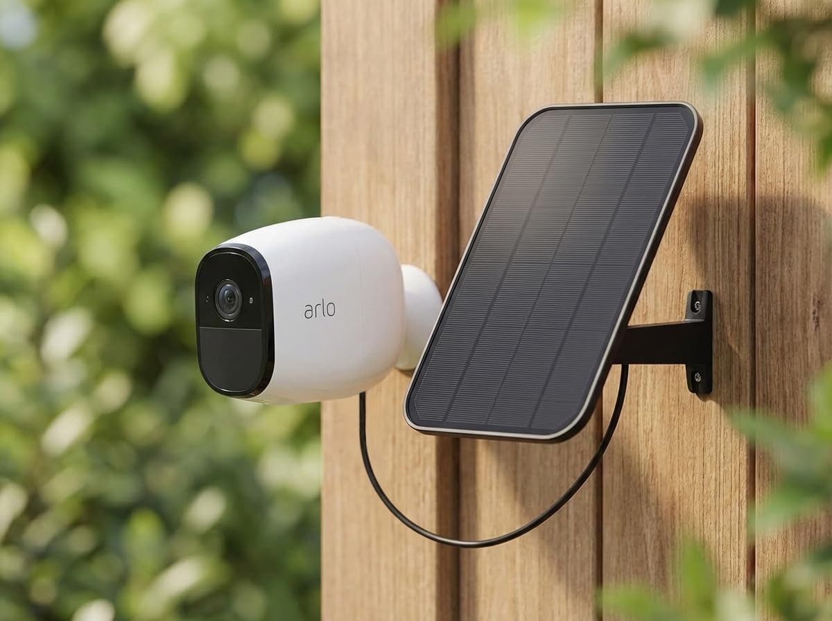 3.2W Solar Panel for Security Camera Compatible with Arlo Pro/Pro 2, Waterpro...
