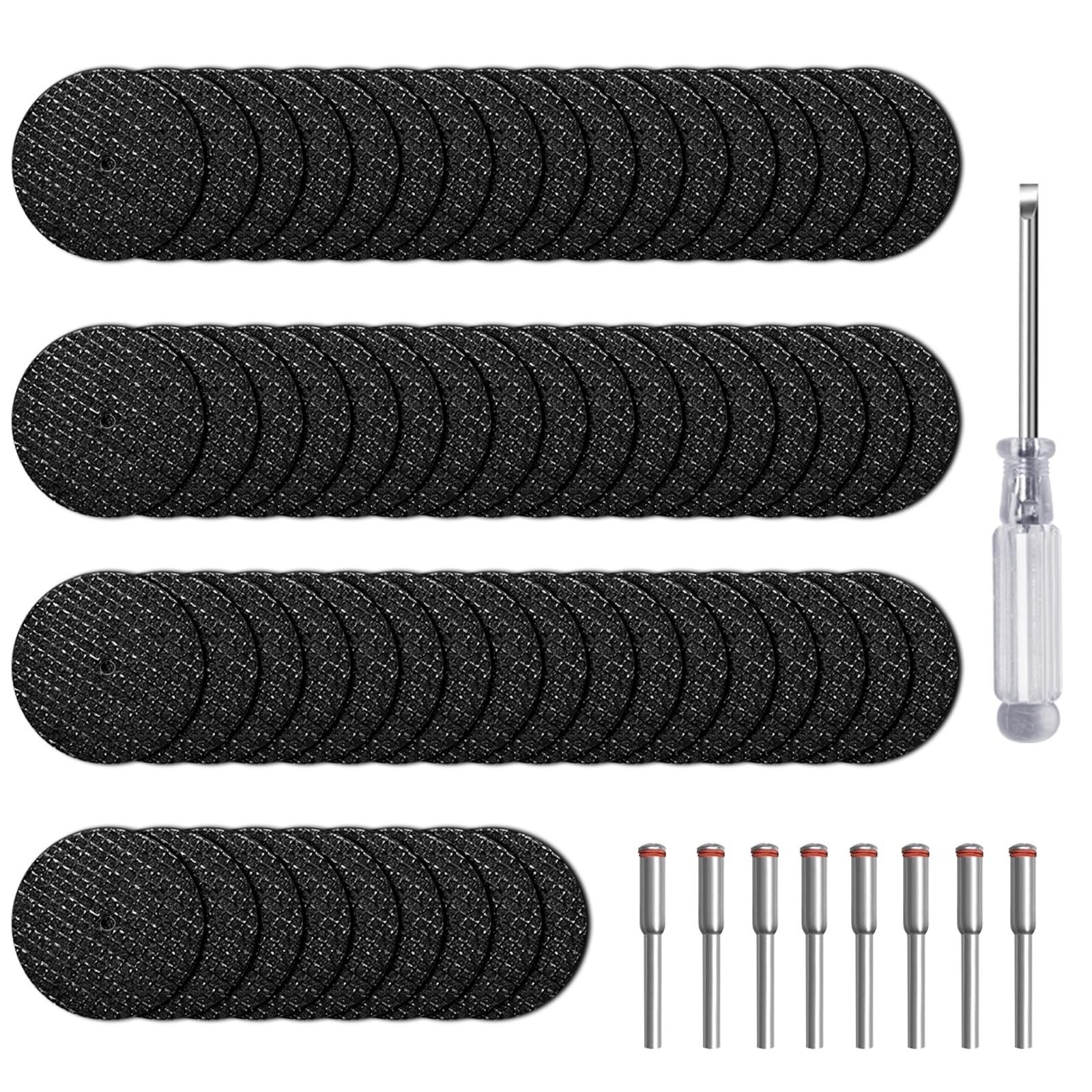 60 Pcs Rotary Tool Cut Off Wheels Reinforced Fiberglass Cutting Wheel Discs