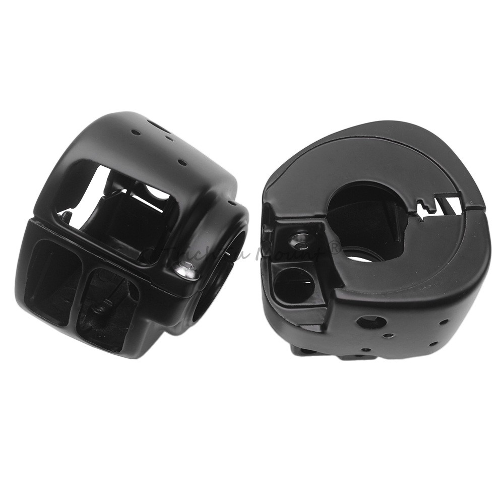 Black Hand Switch Housing Cover For Harley CVO Softail Deluxe FLSTNSE 2014-2015