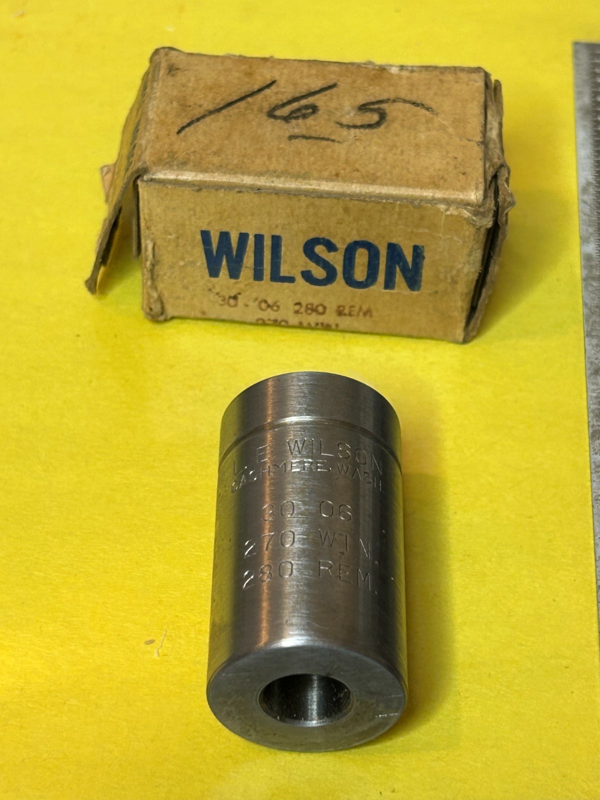 L.E. Wilson .30-06, .270 WIN, .280 REM Case Holder & Box.