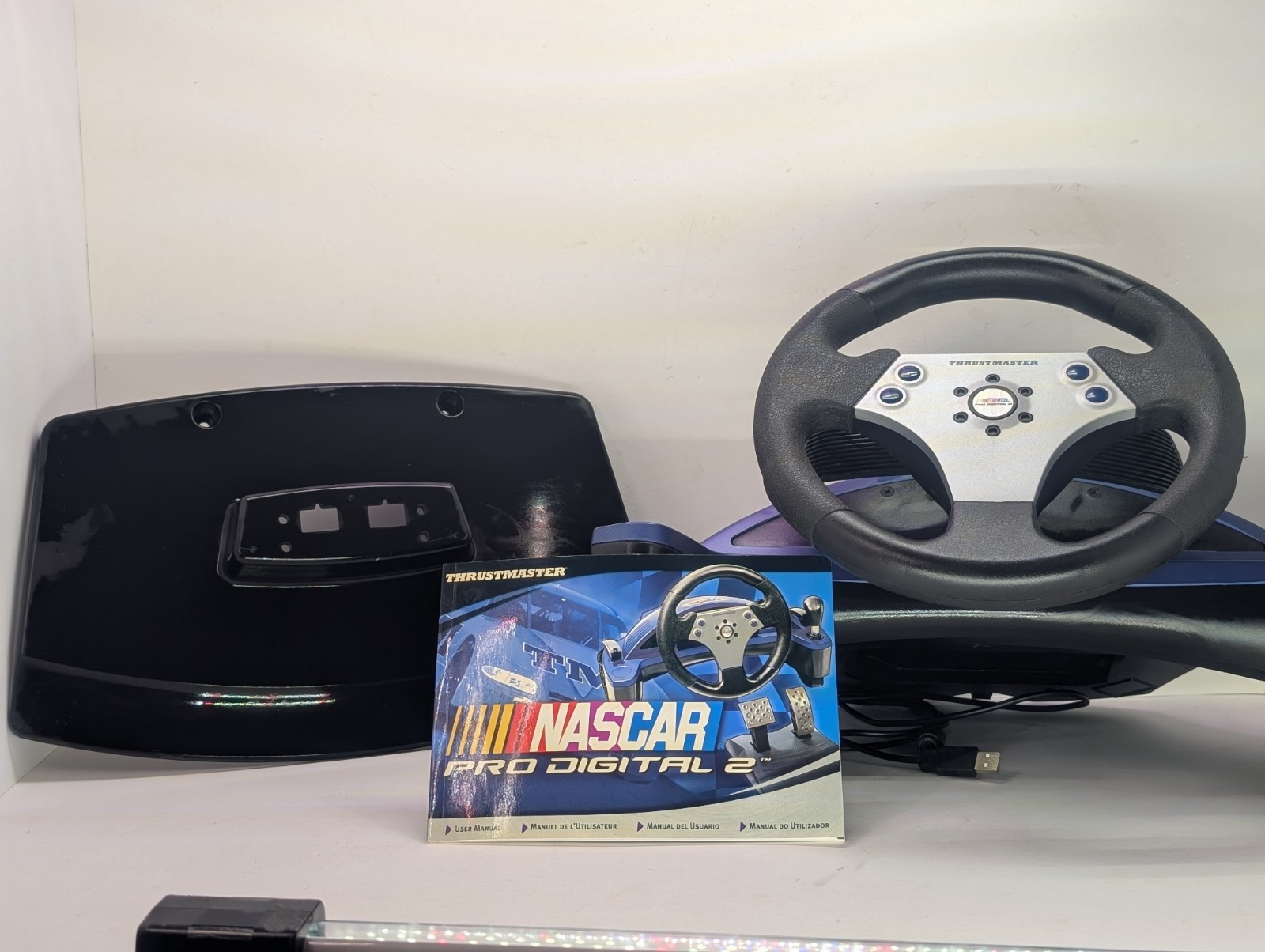 Thrustmaster NASCAR Pro Digital 2 Racing Wheel Wired USB for PC (Missing Pedals)