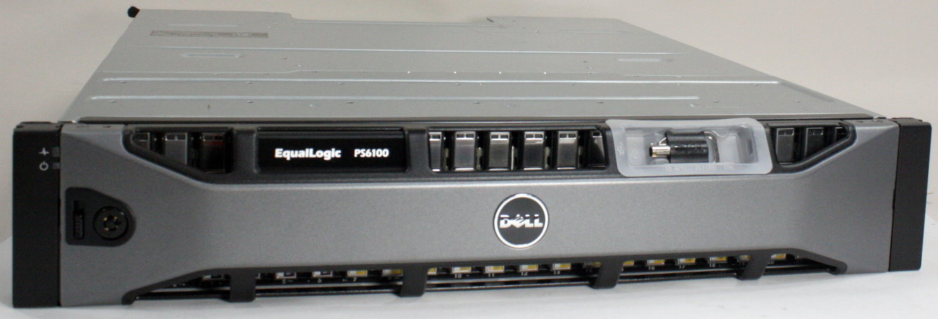 Dell Equallogic PS6110XS ISCSI 7x 400 SSD 17x 900 Gb 10K Equallogic drives
