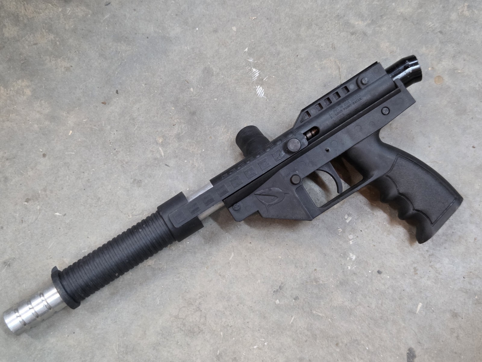 Refurbished Brass Eagle Tigershark Pump Paintball Gun with Barrel Tiger Shark