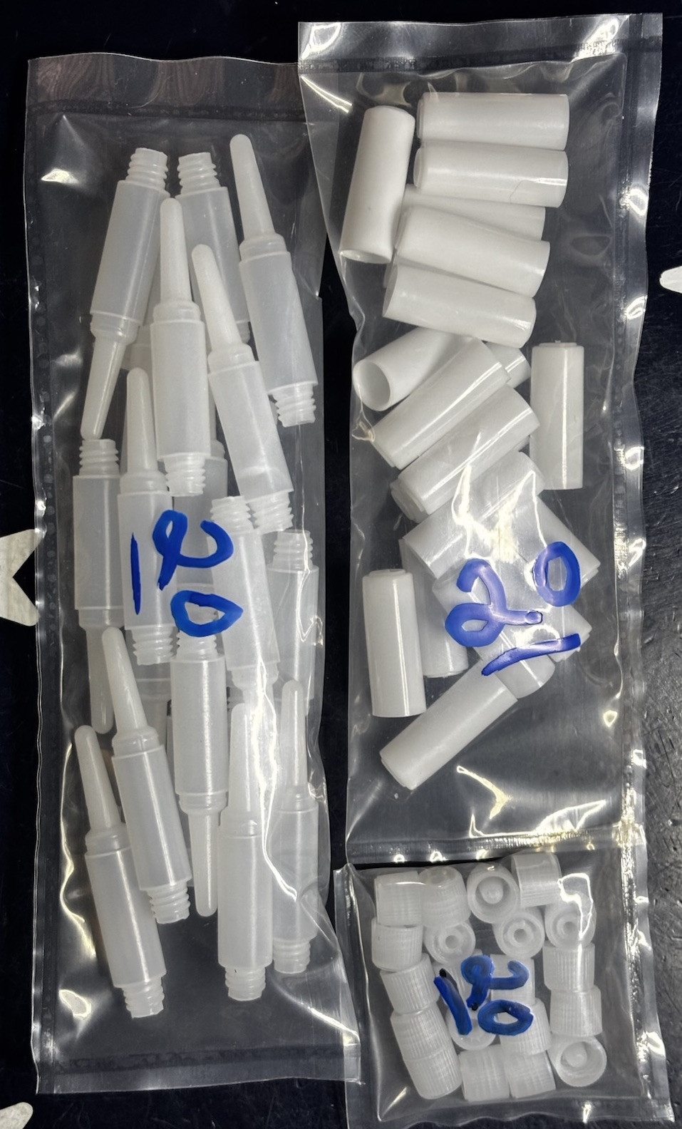 20 Sets 1ml Empty Plastic Squeeze Dropper Bottles Oils Lubes Liquid Dropper LDPE