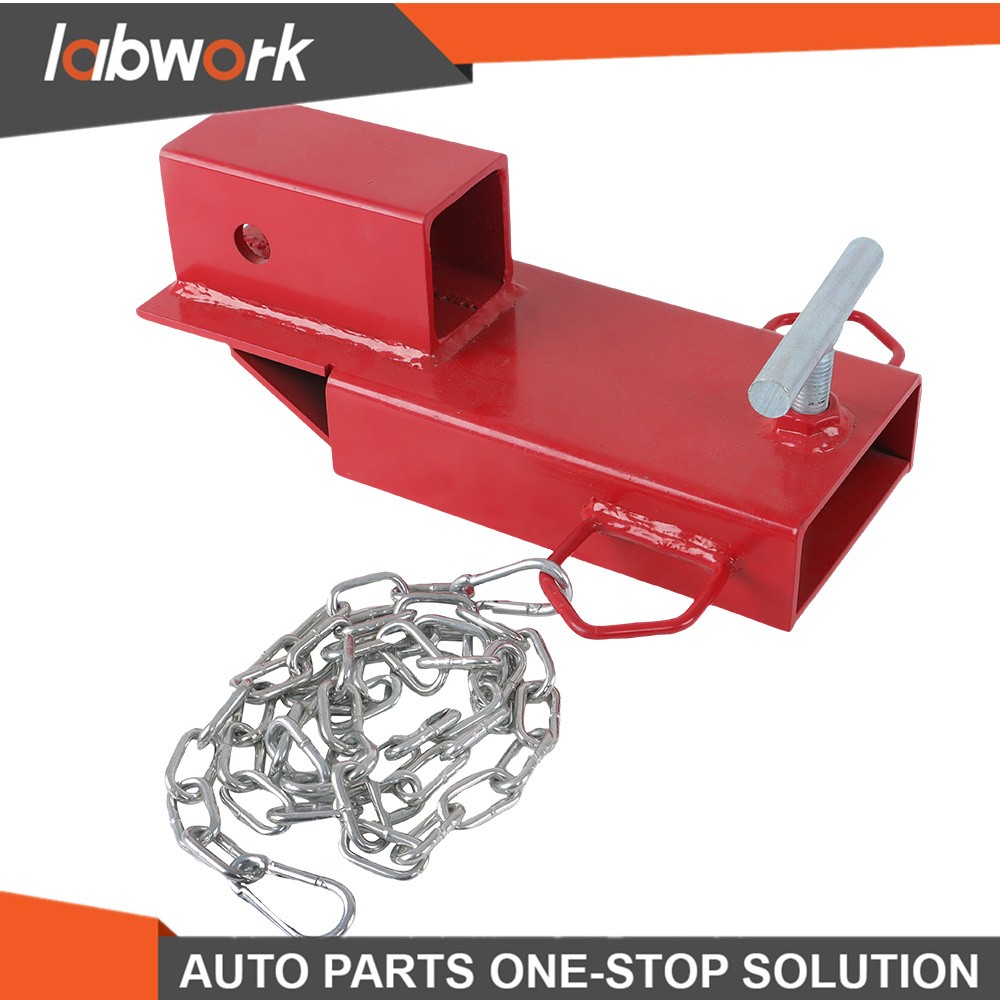 Labwork 2" Clamp On Forklift Hitch Receiver Pallet Fork Trailer Towing Adapter