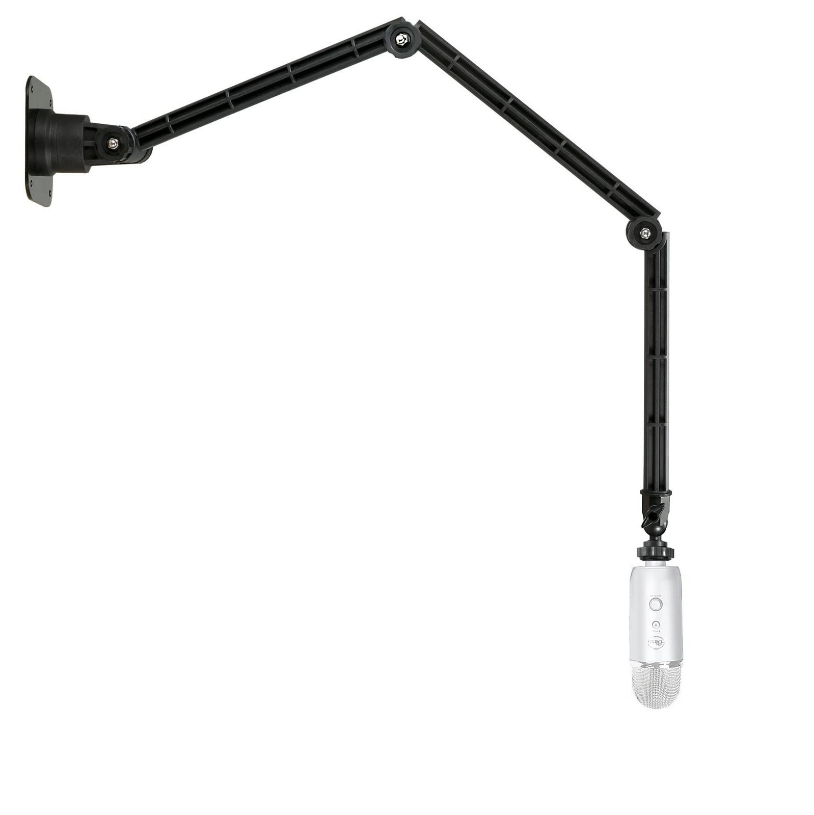 Microphone Wall Mount, Ceiling Holder Stand compatible with Blue Yeti X Nano ...