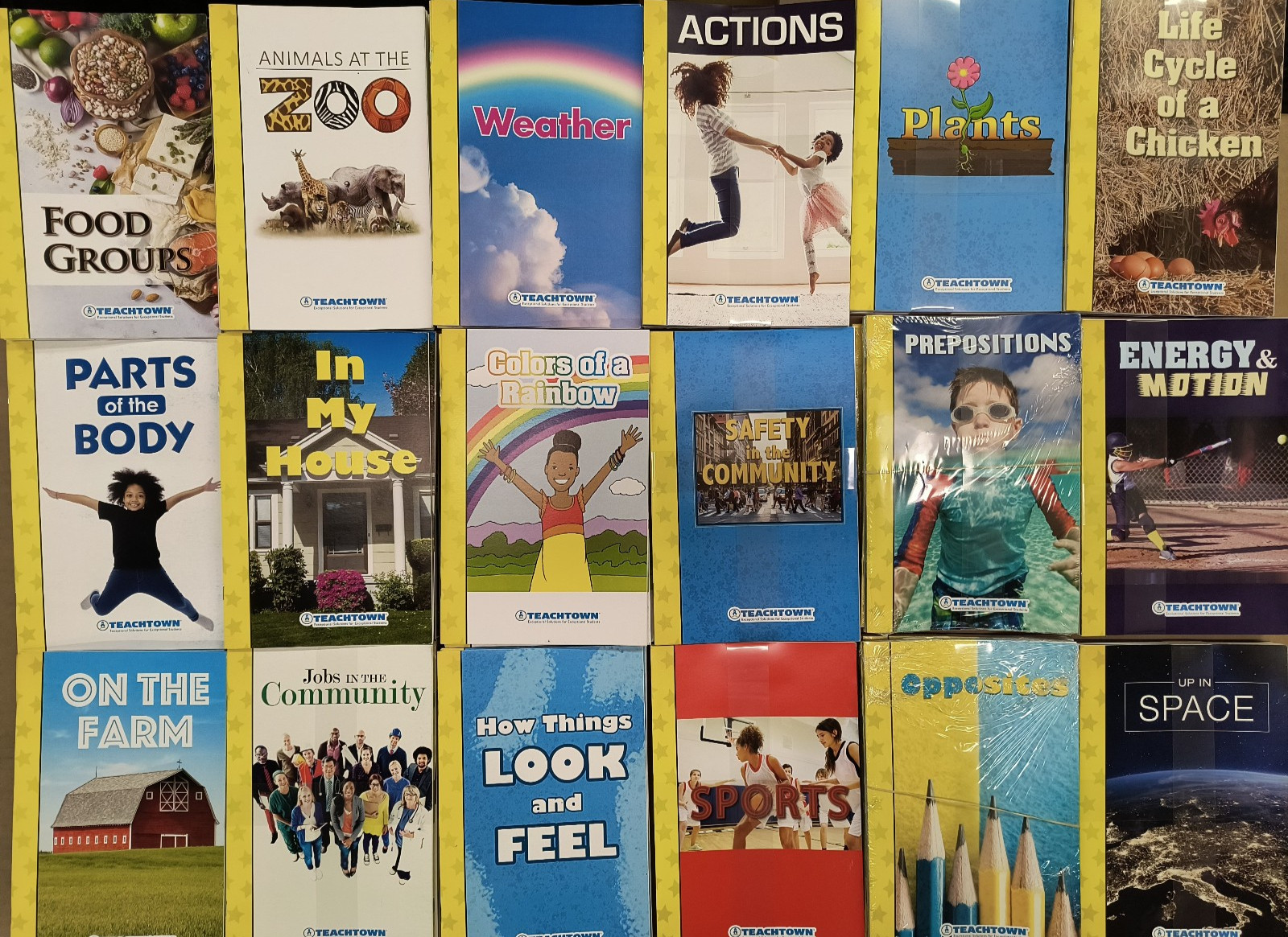 EnCore TeachTown Lesson Reader Books Units 1-18 Non Fiction Grade K-2