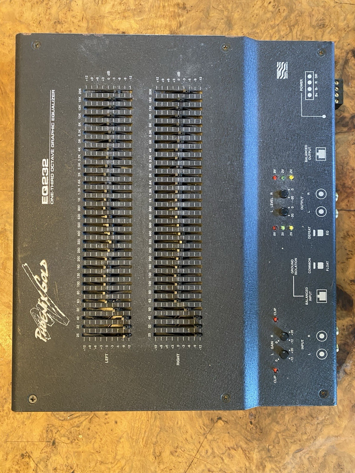 Phoenix Gold PG EQ 232 Balanced & Non Balanced Equalizer Old School Stereo