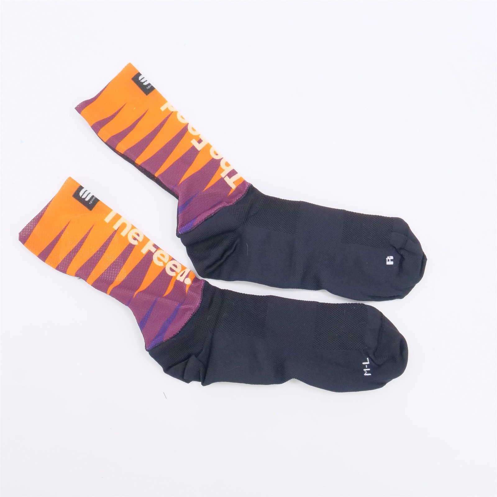 Sportful Print Mesh Socks Unisex M/L 40-43 18cm Team Stetina Orange Bike