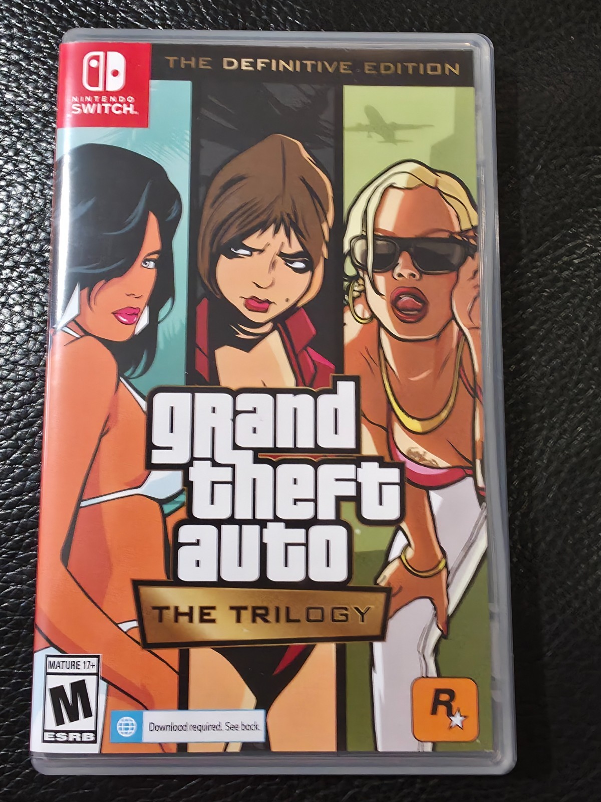 Replacement Case (NO GAME) Nintendo Switch Grand Theft Auto The Trilogy The Def.
