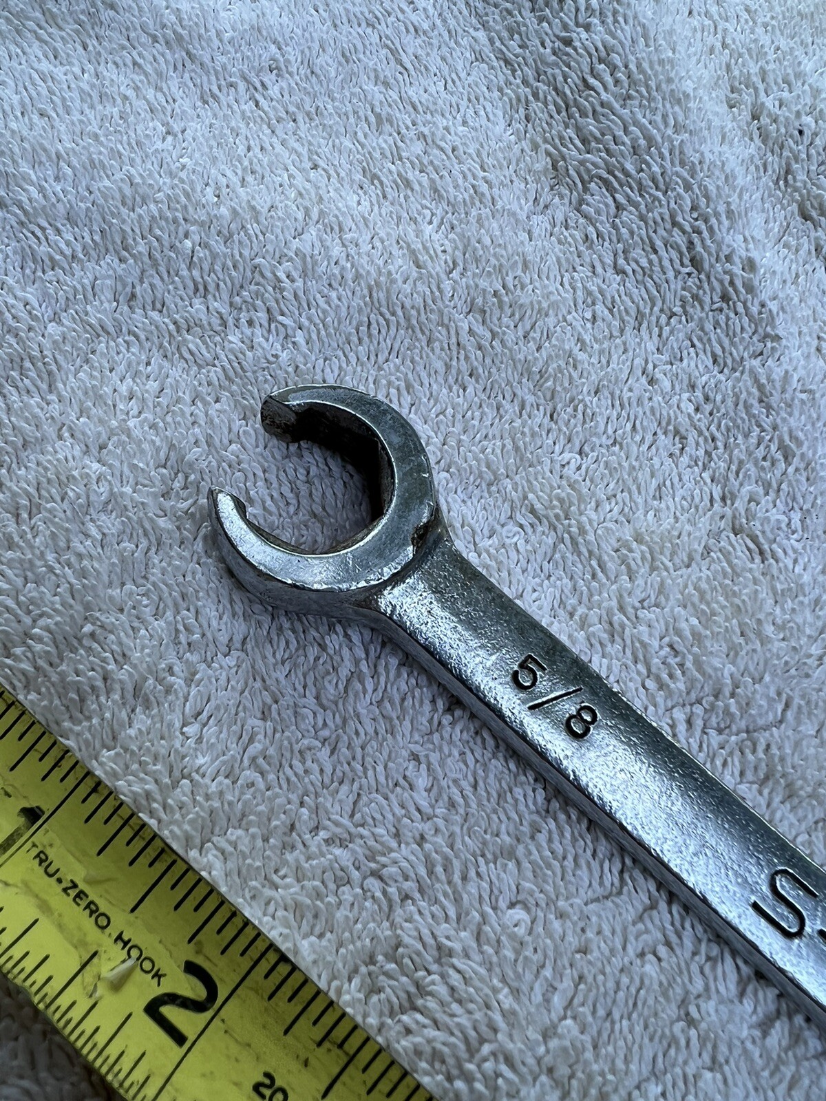 🇺🇸S-K Hand Tools F-2022 5/8" x 11/16" Open End Flare Nut Wrench🇺🇸