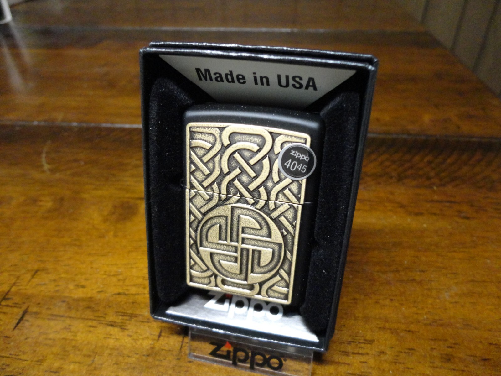 ANNE STOKES NORSE DESIGN EMBLEM ZIPPO LIGHTER MINT IN BOX