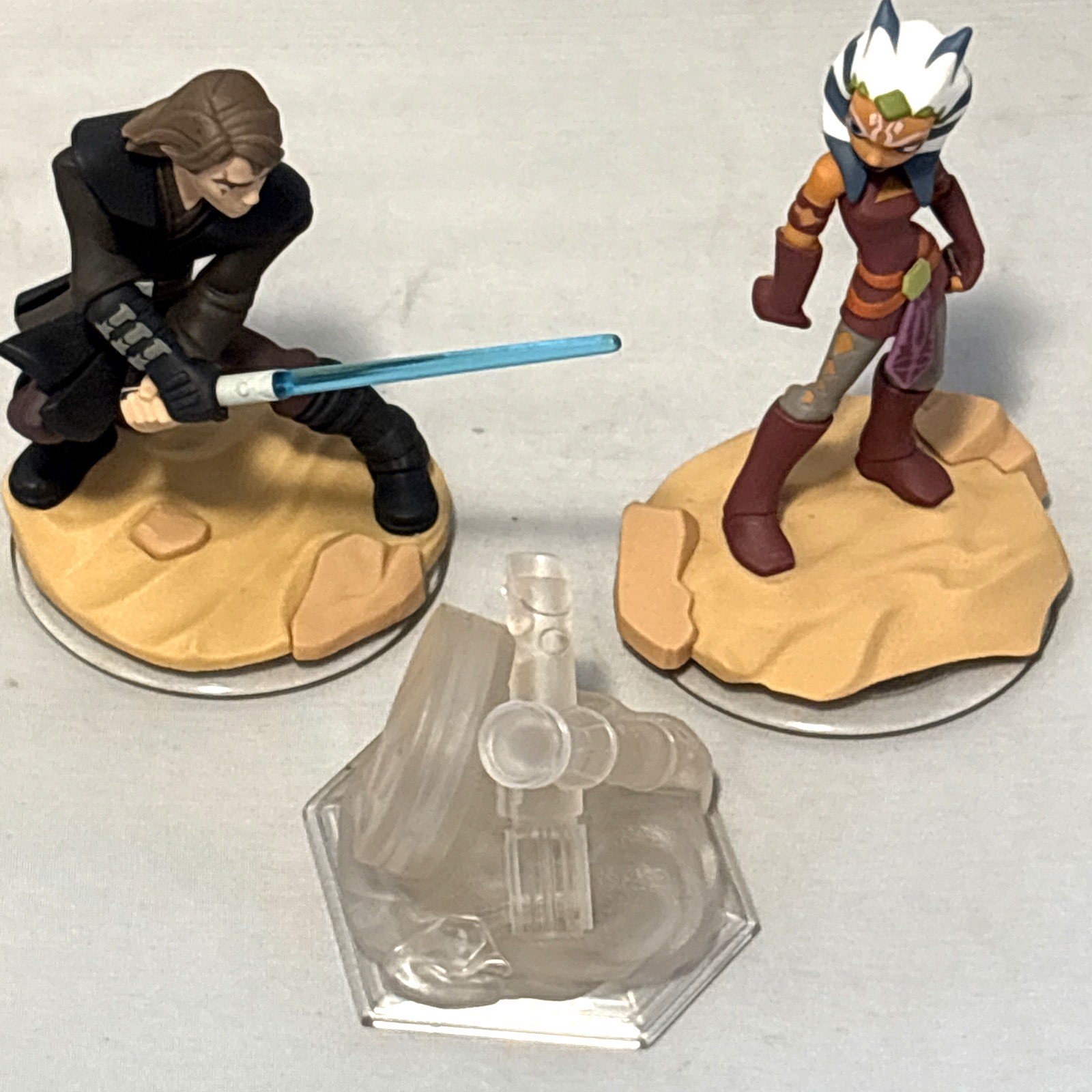 Disney Infinity 3.0 STAR WARS Ahsoka & Anakin Figures Playset W/ Crystal Piece