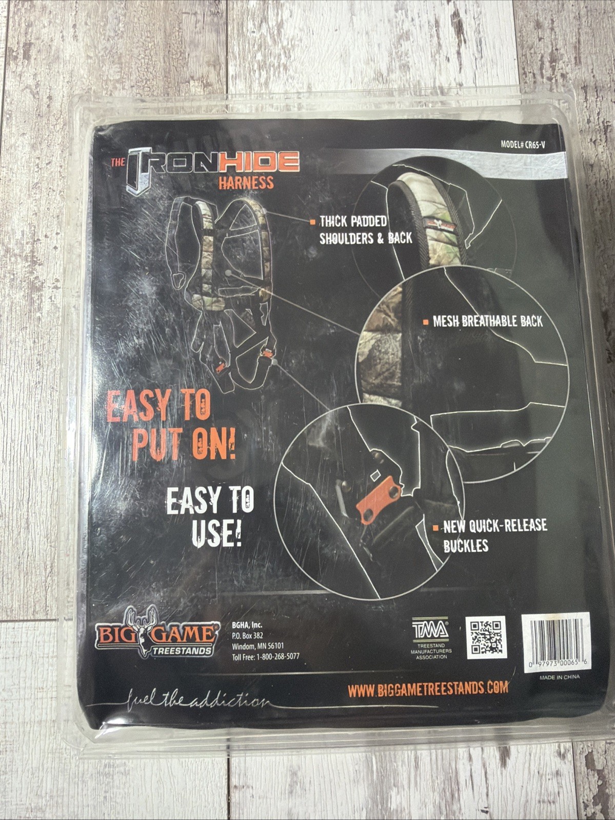EZ-ON BASIC HARNESS CR65V BLACK NEW