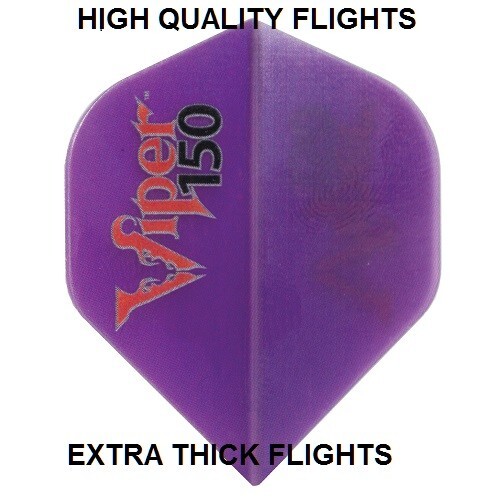 4 Sets Viper 150 Extra Strong Standard Shape Purple Dart Flights