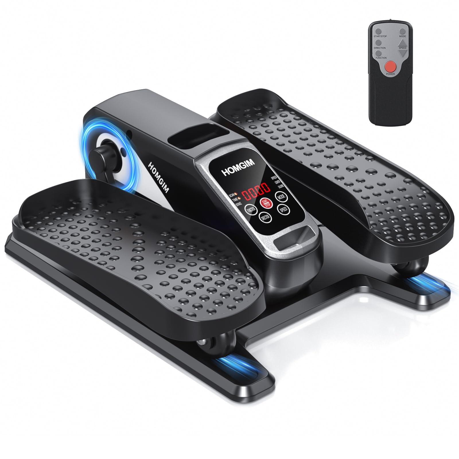 Under Desk Elliptical Machine - Quiet Motorized Leg Exerciser with Smart Remo...