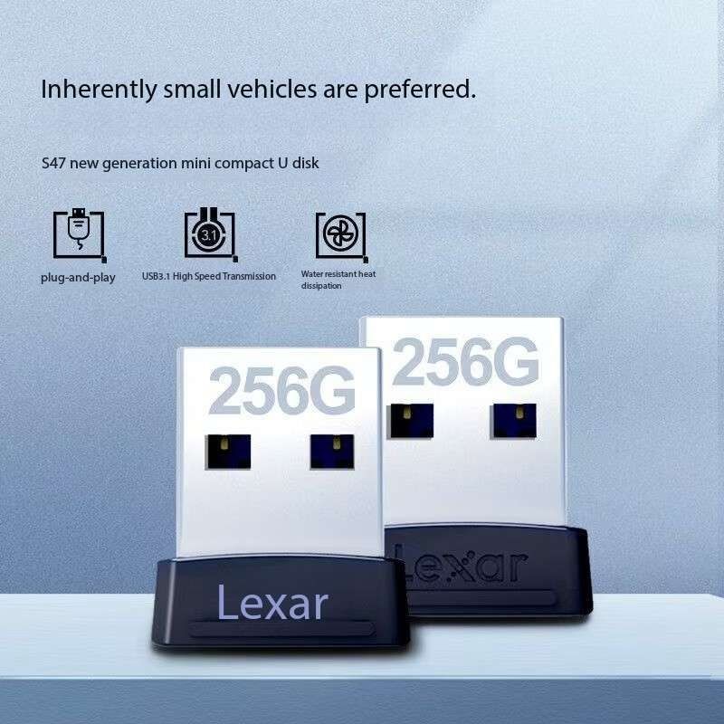 Lexar 256G high-speed USB3.1 computer car mini portable USB flash drive