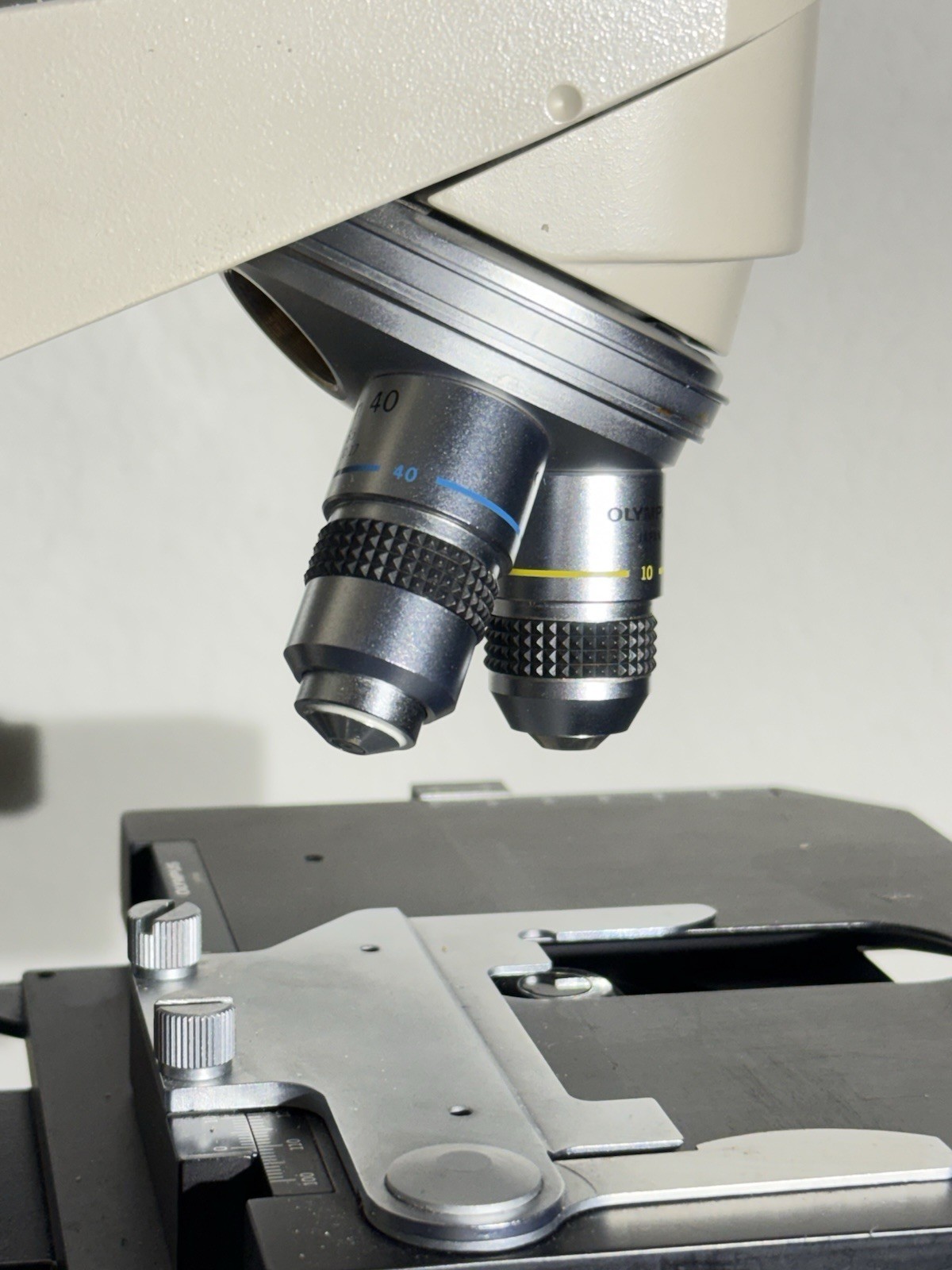 Olympus BH-2 BHTU Binocular Microscope w/ 3 Objectives 4/10/40