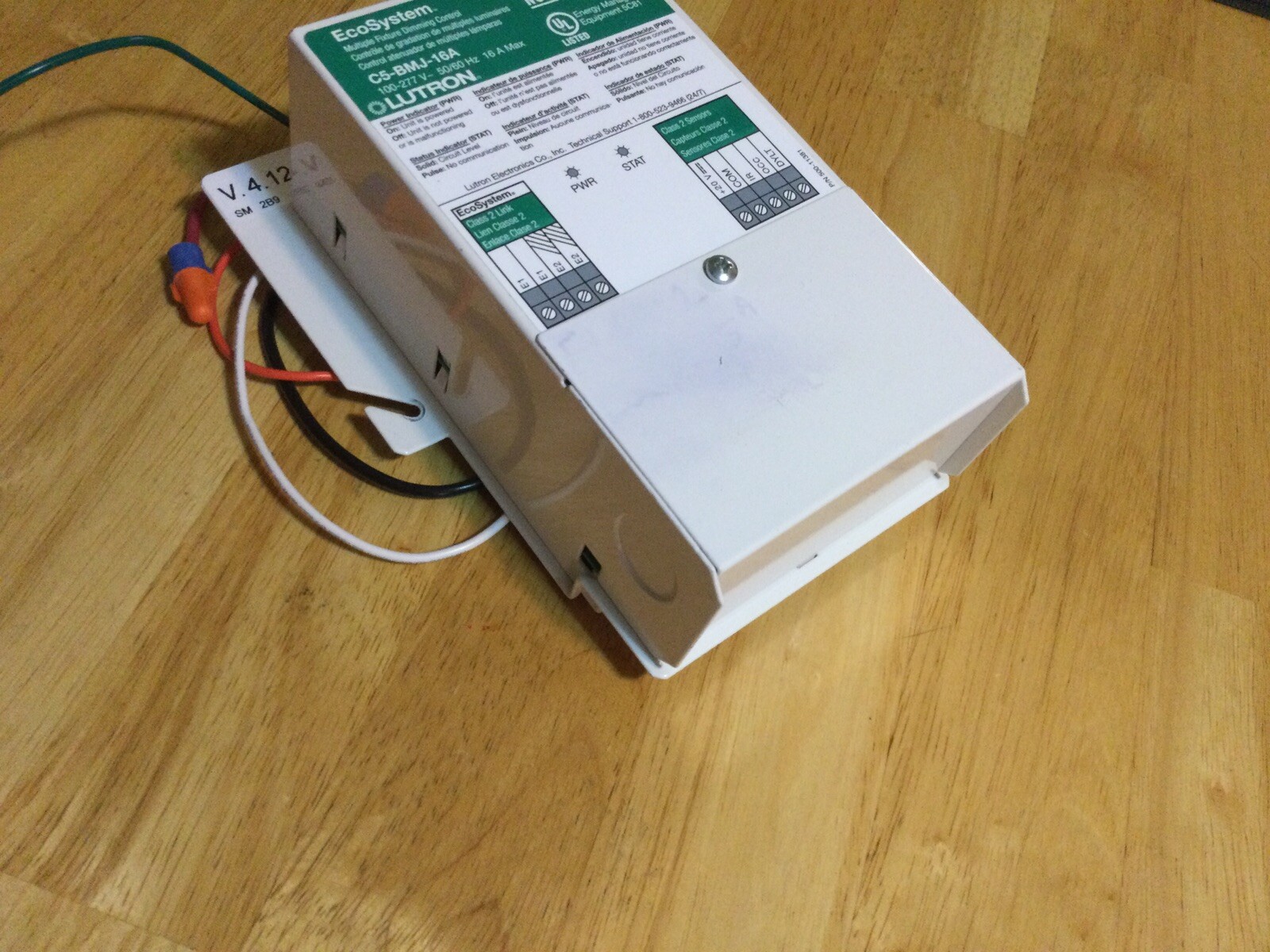 Lutron C5-BMJ-16A EcoSystem Multiple Fixture Dimming Control 100-277V 16A