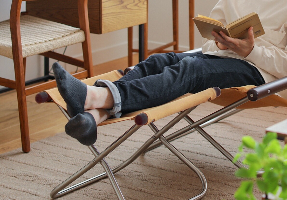 Nychair X Ottoman Takeshi Nii Design Footrest Chair Foldable Made in Japan New