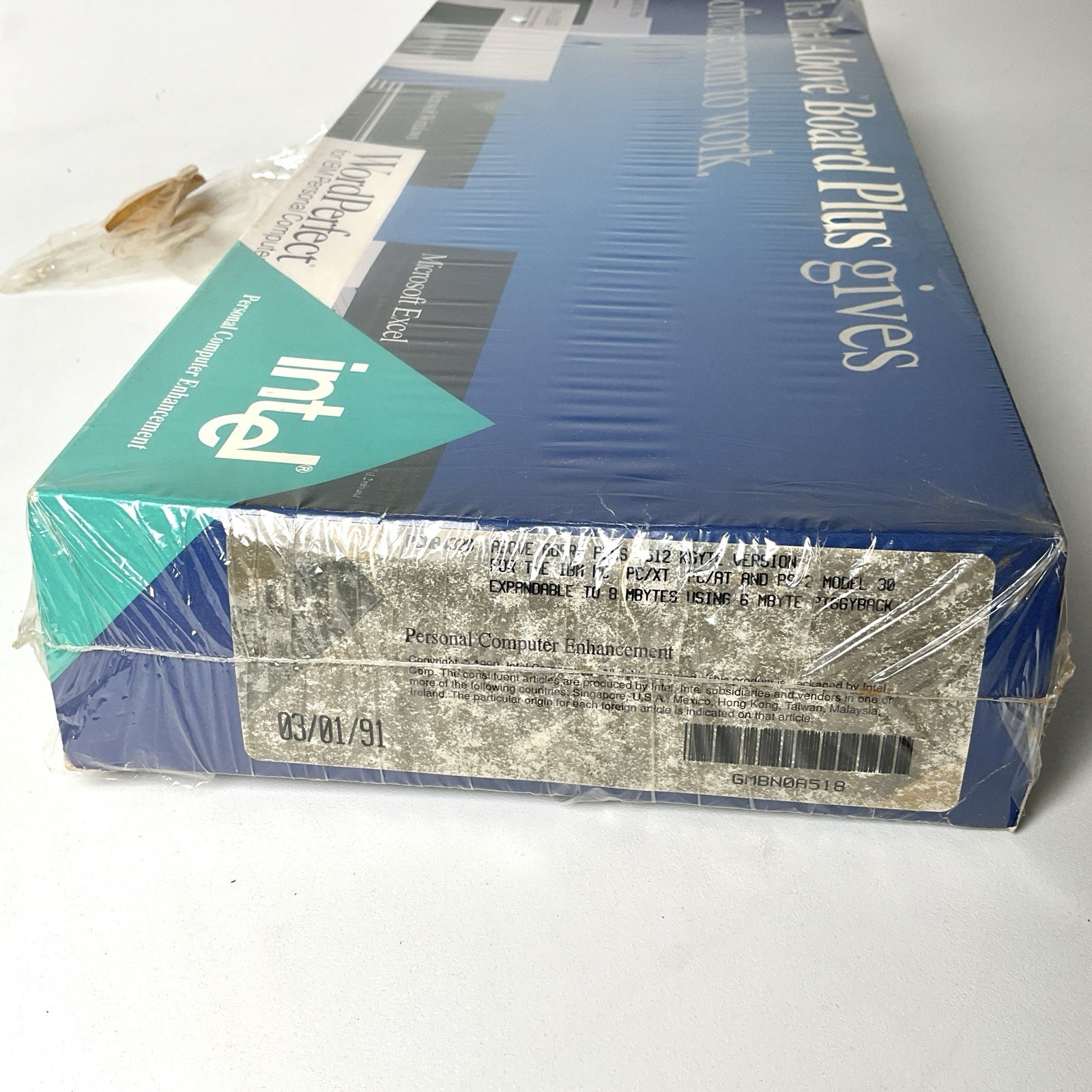 Intel PC Enhancement Above Board Plus Memory Expansion Board Vintage - Open Box