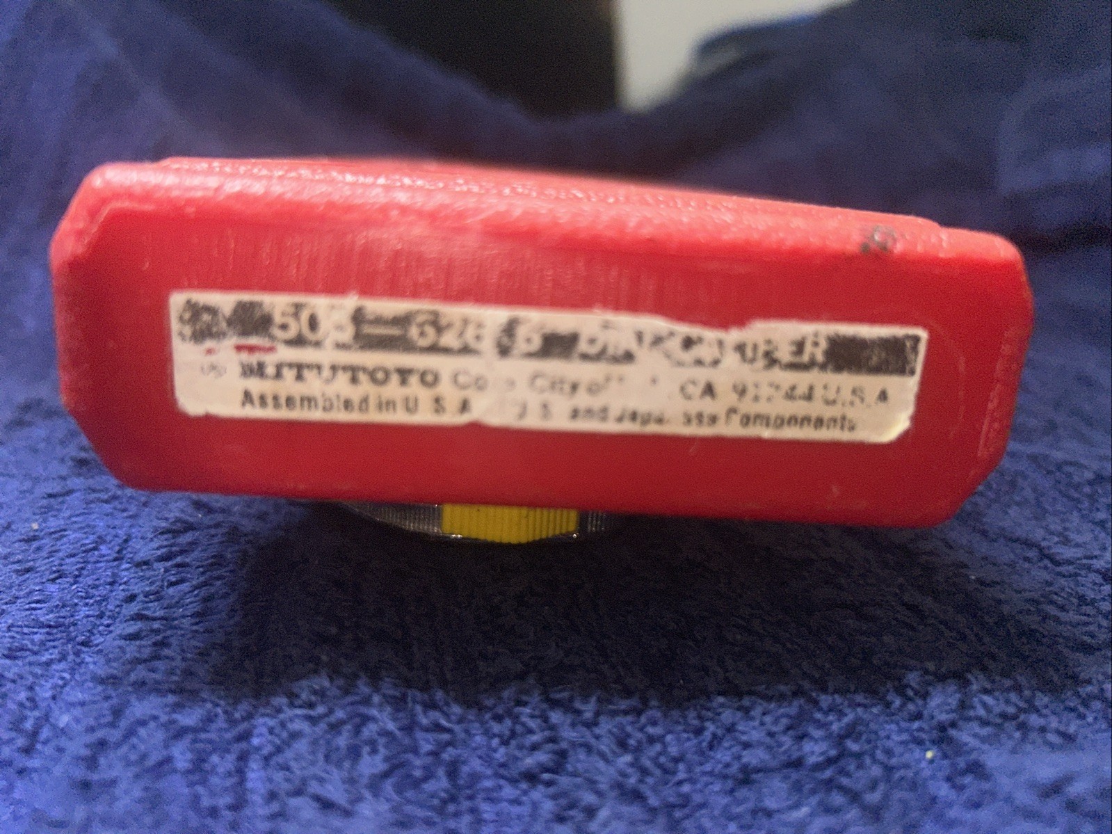 Mitutoyo No. 505-626 6” Dial Caliper Tool With Case Excellent