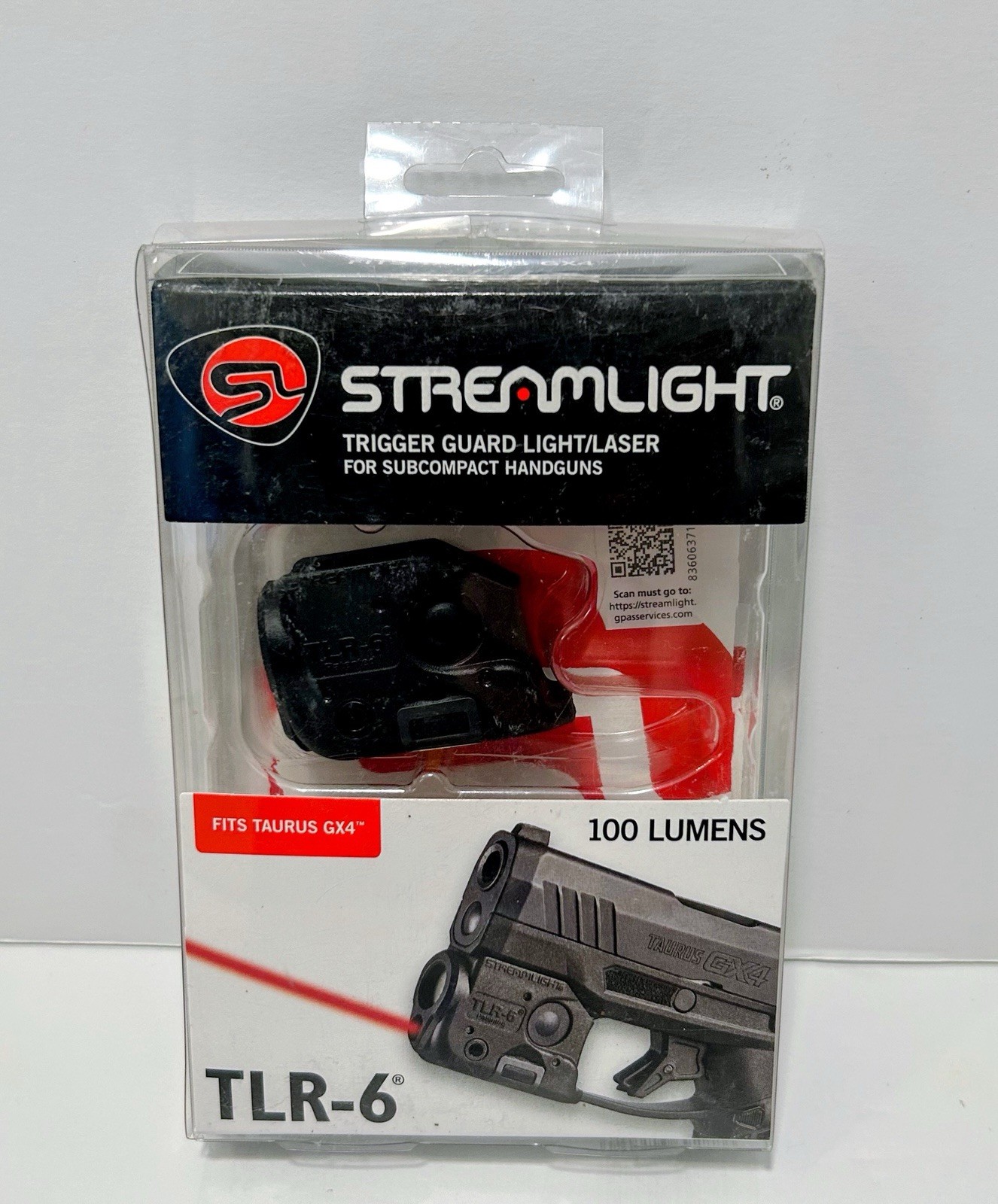 Tlr 6 Red Laser Aiming Scope Light For Taurus Gx4 Handgun 100 Lumens Open Box