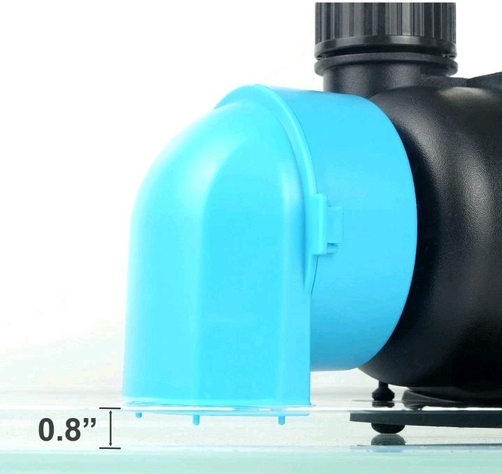 Aquarium 24V 1850GPH DC Water Pump with Controller Submersible and Inline Return